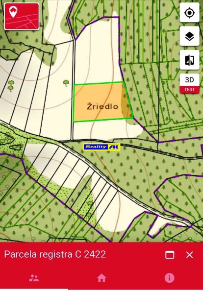 mapka kataster